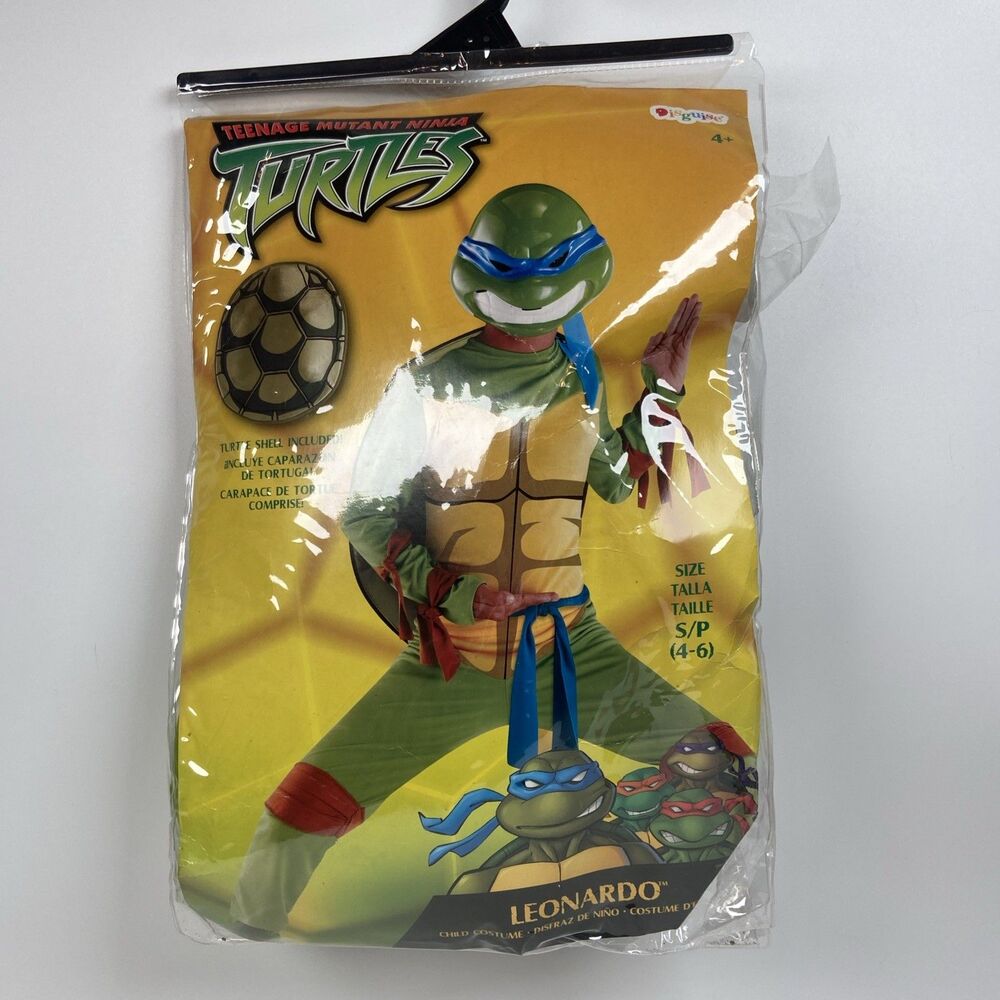 Teenage Mutant Ninja Turtles Childs Halloween Costume S (4-6) Leonardo Disguise